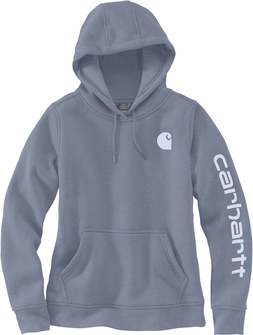 

Худи Carhartt Clarksburg Logo Ladies Hoodie, цвет Blue/Grey