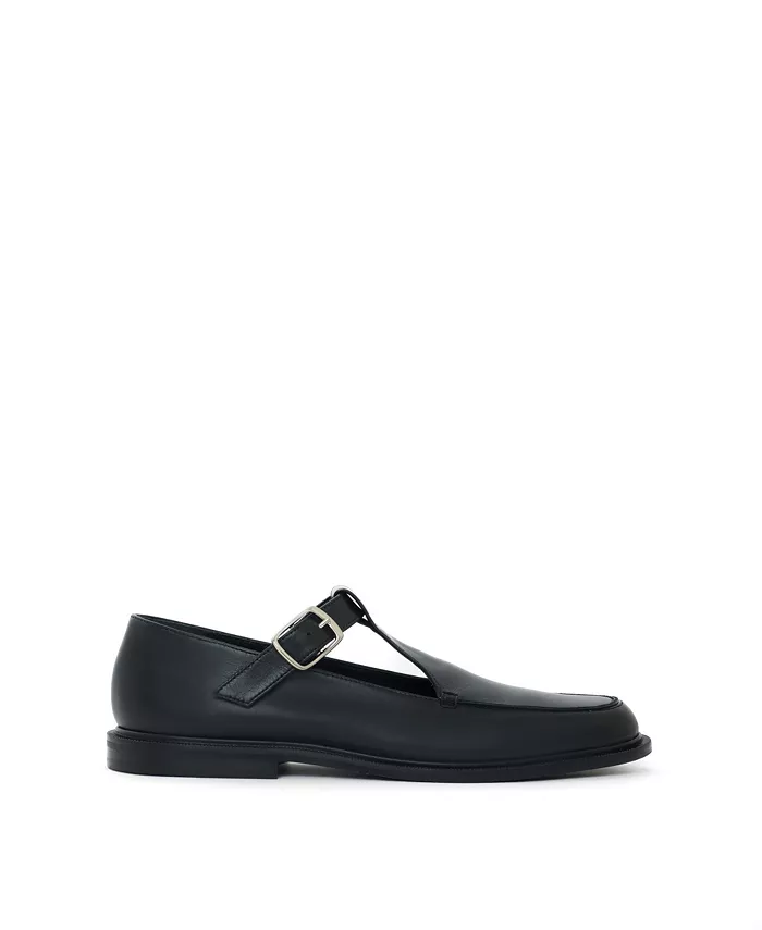 Гала Плоские Кожаные Туфли Мэри Джейн Maguire Shoes, черный — фото 2
