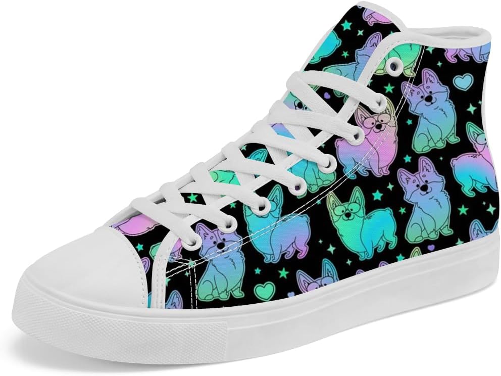 

Кеды Corgi на высокой подошве из холста для женщин и мужчин Chebing, синий