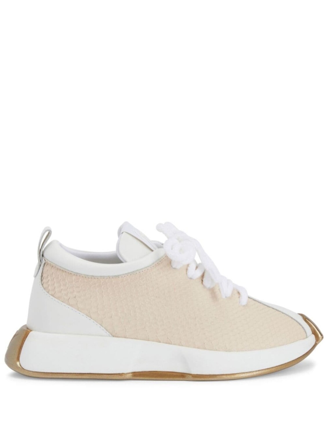 

Giuseppe Zanotti Ferox panelled sneakers, белый