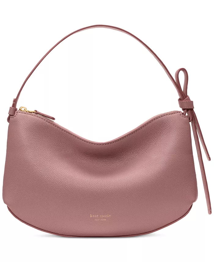 

Сумка на плечо Loop среднего размера из шагреневой кожи kate spade new york, розовый