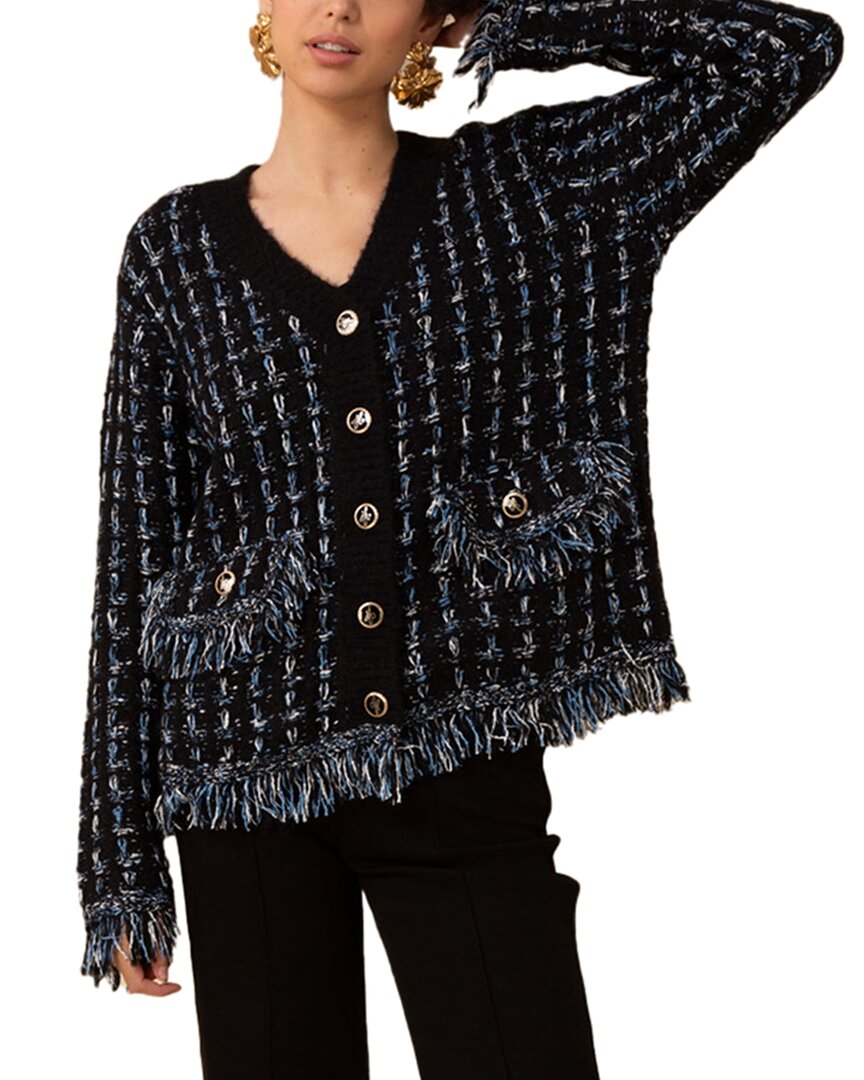 

Кардиган Hale Bob Jimena из шерсти с добавками, черный