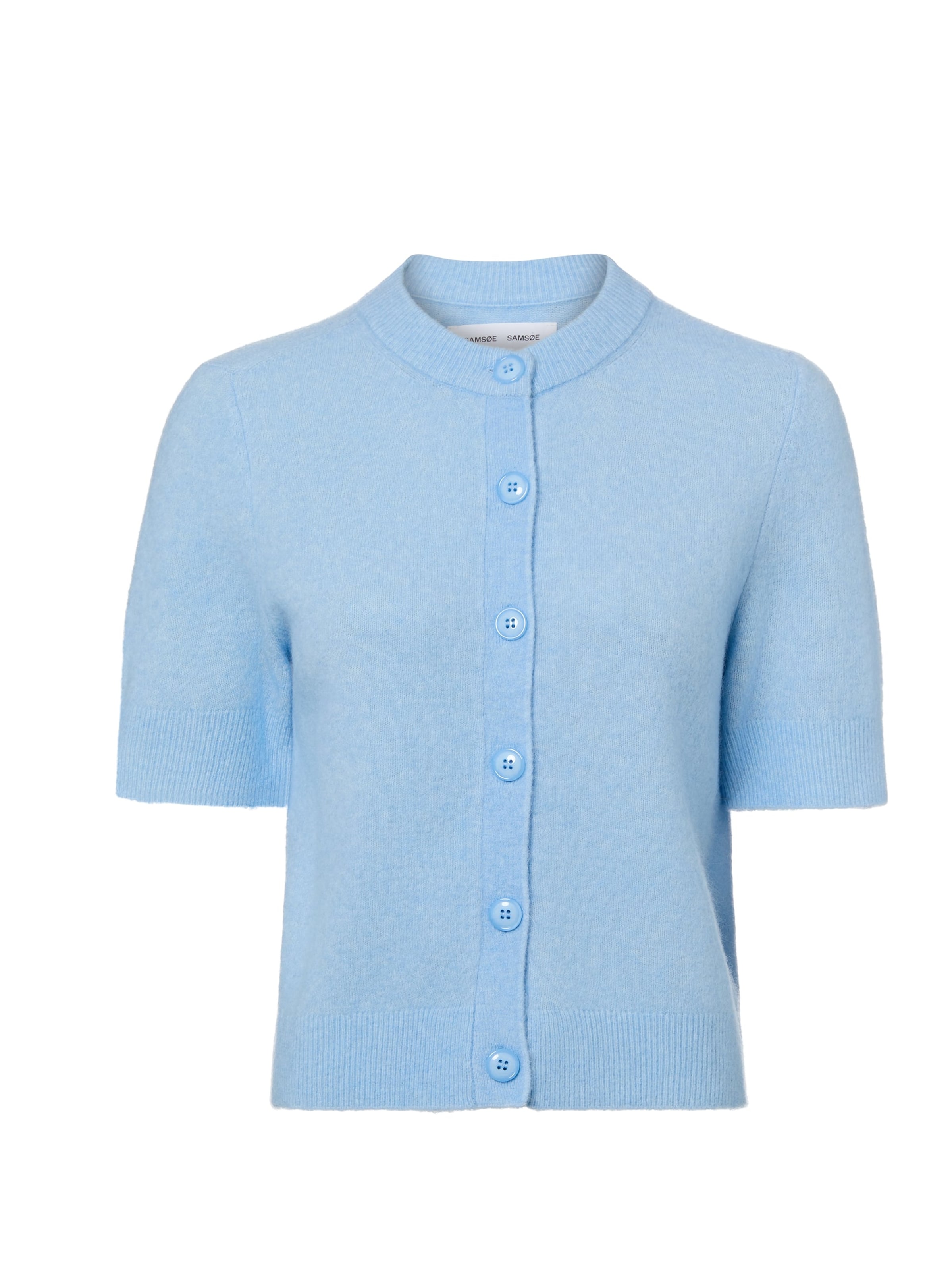 

Samsøe Samsøe Кардиган 'Sanoura' вязаный, светло-голубой