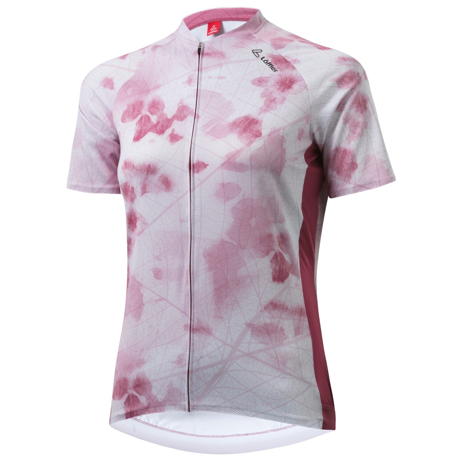 

Велосипедный трикотаж Löffler Women's Bike Jersey Full Zip Leaf Hotbond, цвет Malaga