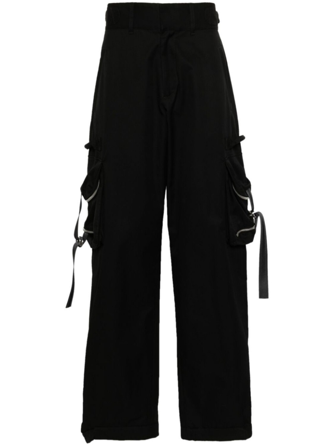 

Off-White прямые брюки карго, черный