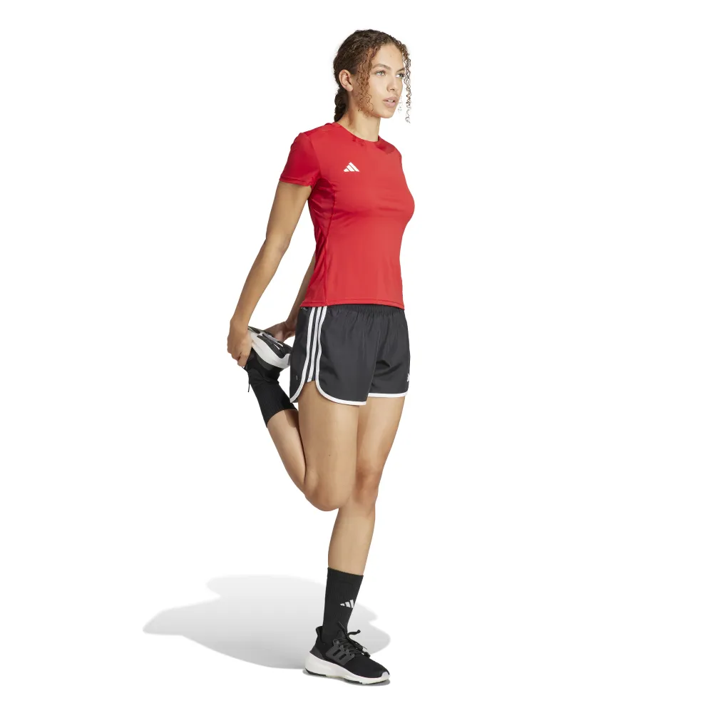 Футболка с коротким рукавом спортивная adidas Adizero Essentials, красный — фото 3