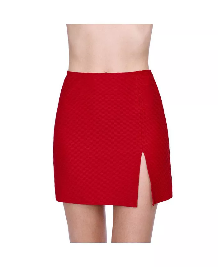 

Женская мини-юбка Harbourside с застежкой-молнией Gottex, красный