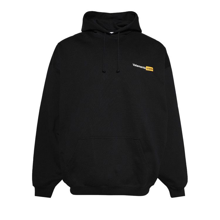 

Худи Vetements Vetements.com Oversized Hoodie, Black