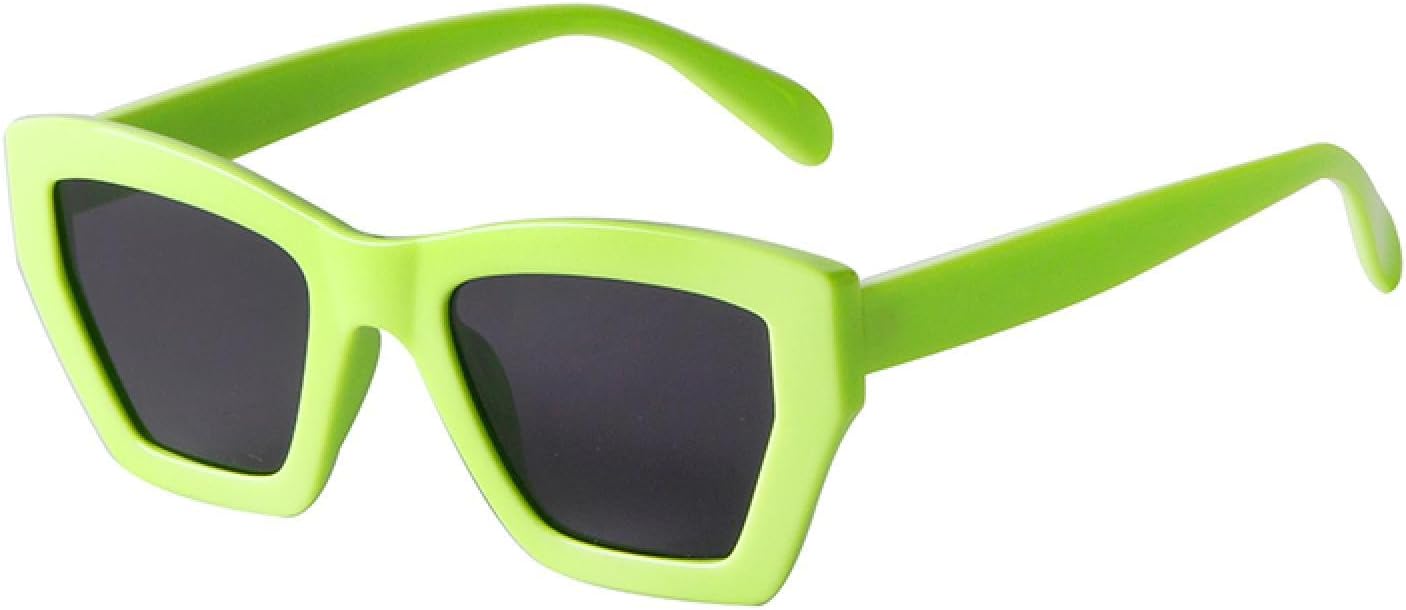 

Модные солнцезащитные очки «кошачий глаз» для женщин, ретро-очки неправильной формы для мужчин, стильные солнцезащитные очки квадратной формы для женщин с защитой от УФ-излучения UV400 WNCKSQ, C7 Green