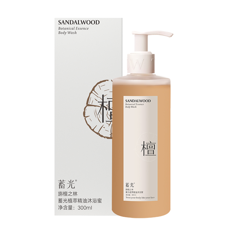 Парфюмированный гель-нектар для душа Manjuelong Botanical Essence Body Wash и аксессуары, 300 мл — фото 4