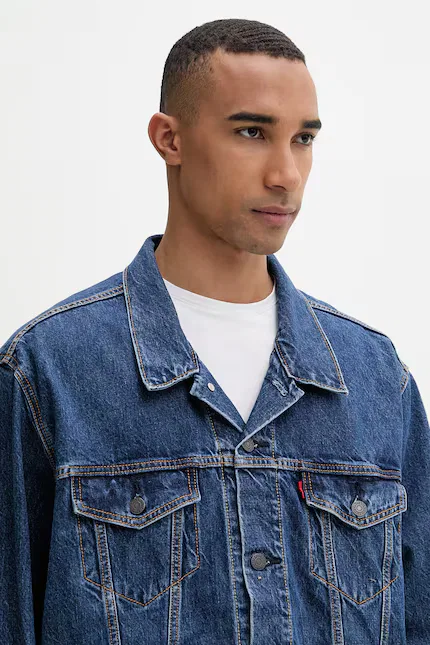Куртка джинсовая THE TRUCKER JACKET Levi's, синий — фото 4