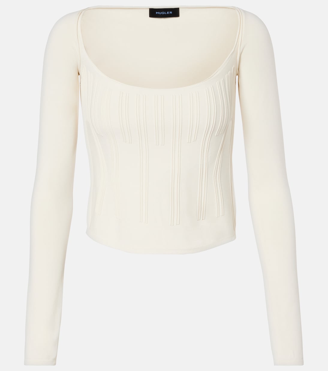 

Вязаный топ Mugler, Snow