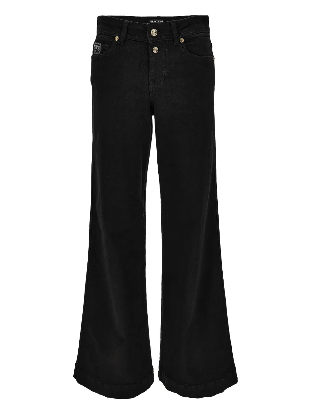 

Джинсы с логотипом Versace Jeans Couture, черный