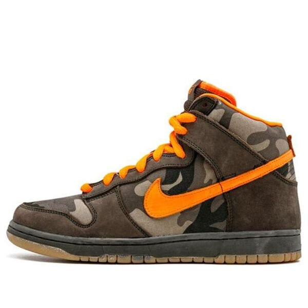 

Кроссовки sb dunk high pro Nike, коричневый