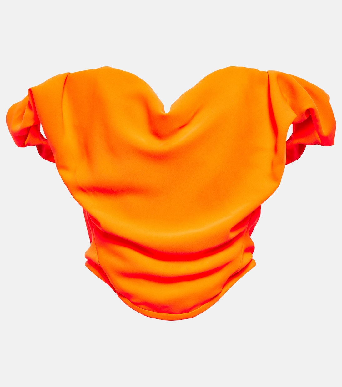 

Воскресный корсетный топ с открытыми плечами из крепа Vivienne Westwood, Neon Orange