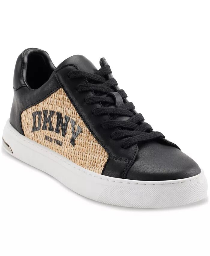 

Женские низкие кеды Abeni Arch с логотипом из рафии DKNY, черный