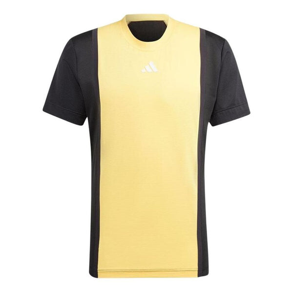 

Футболка tennis heat.rdy pro freelift 3d rib t-shirt asia sizing 'yellow black' Adidas, мультиколор