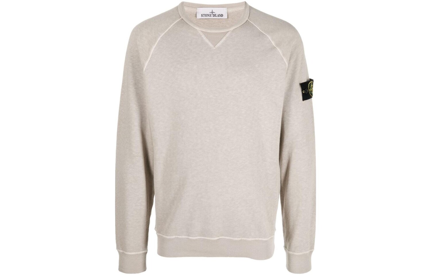 

Толстовка мужская молочно-белая Stone Island, слоновая кость