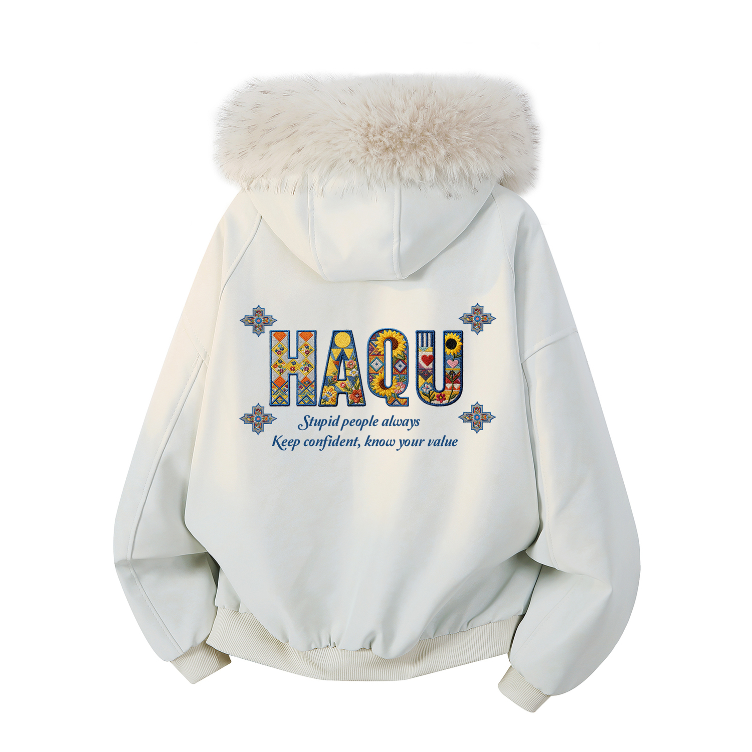 

Пуховик Unisex Hooded Thickened Puffer Jacket HUANQIU, бежевый оранжевый