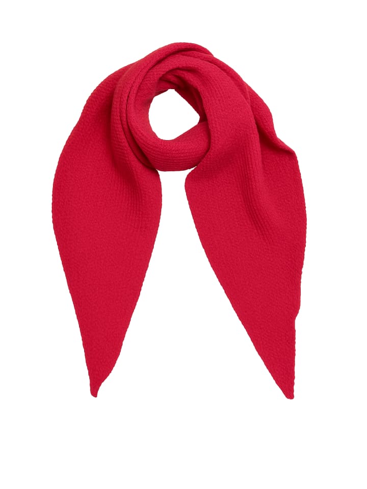 

Мягкий вязаный шарф с нежной текстурой розового цвета. Faera