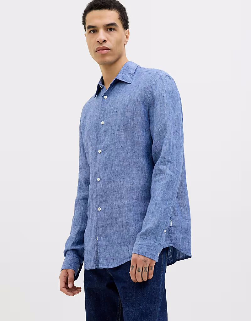 

Рубашка Jack & Jones из выцветшего денима