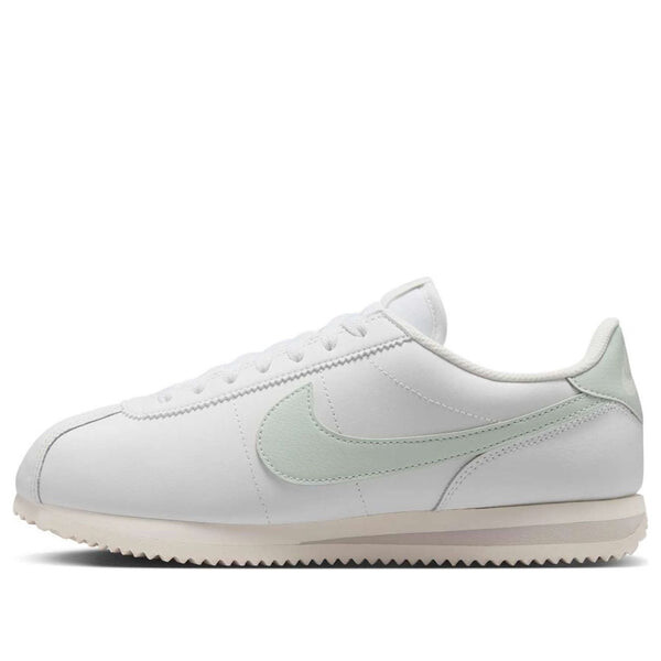 Кроссовки cortez leather 'summit white mint light bone' Nike, белый
