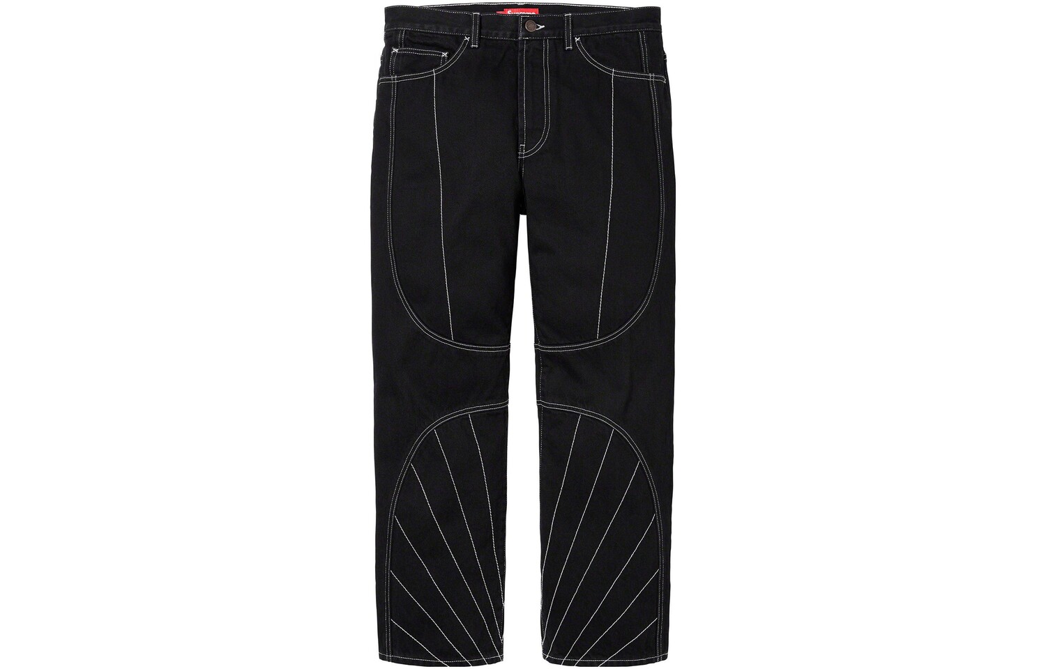Коллекция осень/зима FW23 Джинсы унисекс Supreme, черный — фото 3