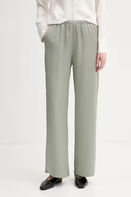 Брюки из сатина Calvin Klein, зеленый