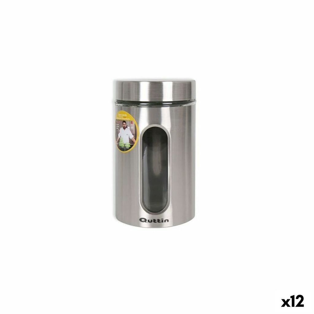 

Кастрюля Quttin Прозрачный, серебристый, стеклянный, сталь, 1 л, 10 x 10 x 17,5 см (12 шт. в упаковке)