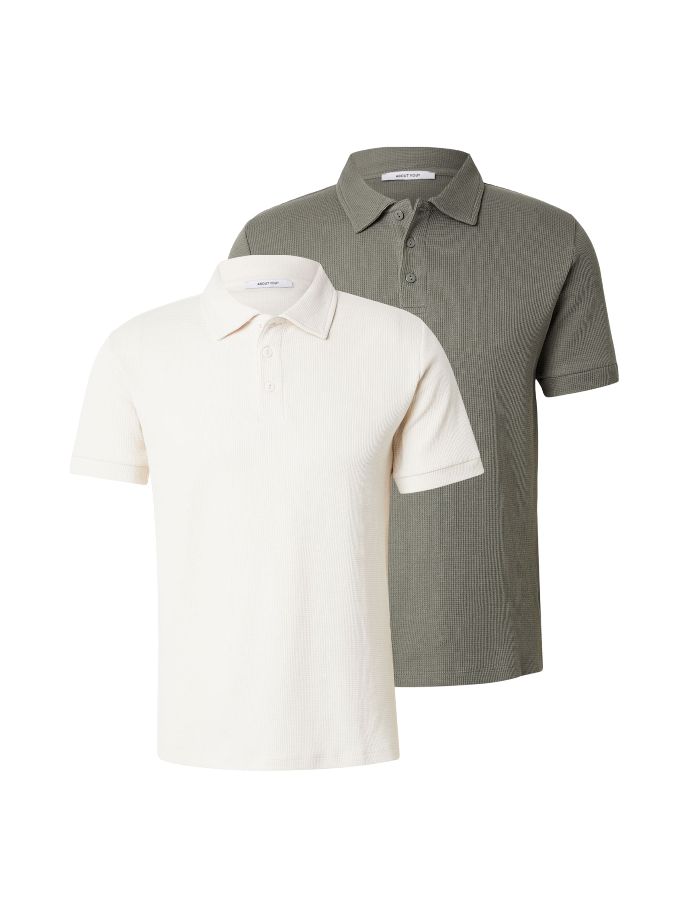 

ABOUT YOU Футболка 'Milan' в цвете экрю, грязно-бежевая