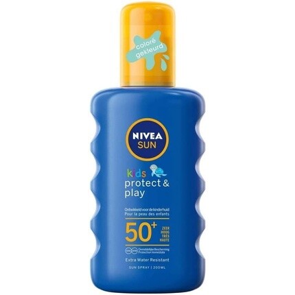 

Детский цветной солнцезащитный спрей Spf 50+ 200 г, Nivea