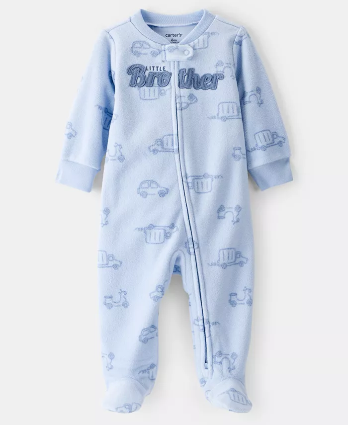 

Детский комбинезон на молнии для сна и игр Carter'S, синий