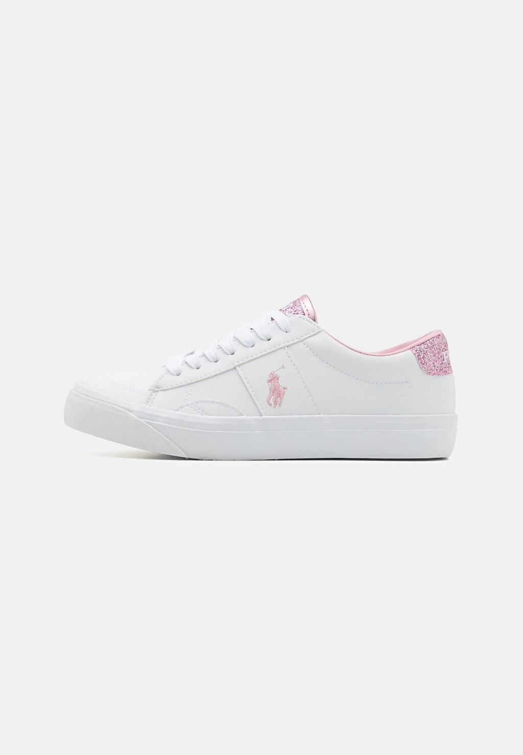 

Кроссовки Polo Ralph Lauren Ryley Unisex, белый/розовый