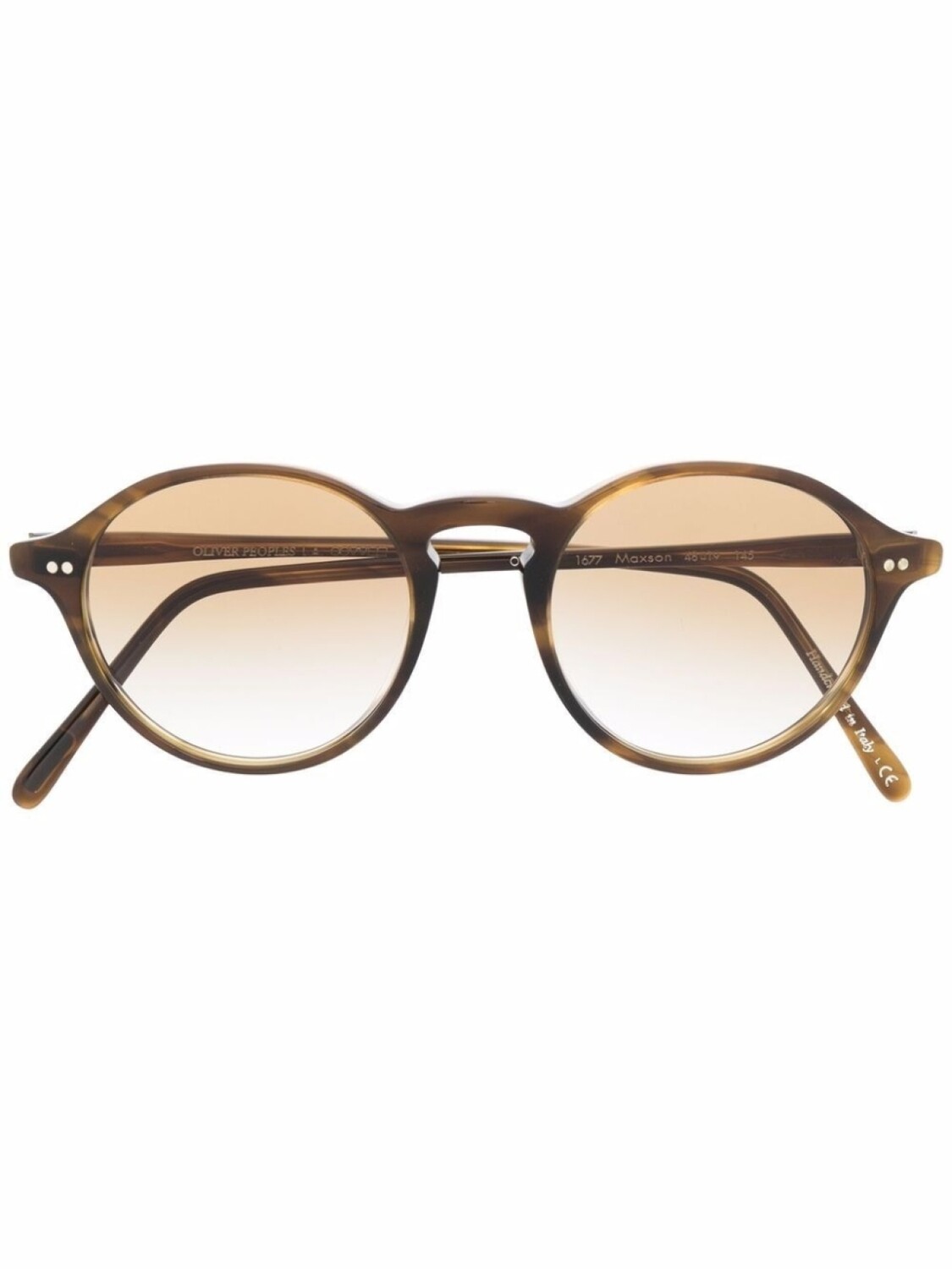 

Солнцезащитные очки Maxson с затемненными линзами Oliver Peoples, коричневый
