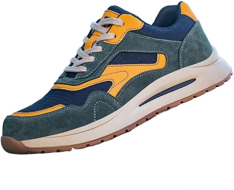 

Мужские спортивные кроссовки, шнуровка, носок устойчивый к ударам, удобные и прочные, подходят для любого сезона. Для улицы Fusecottc, зеленый