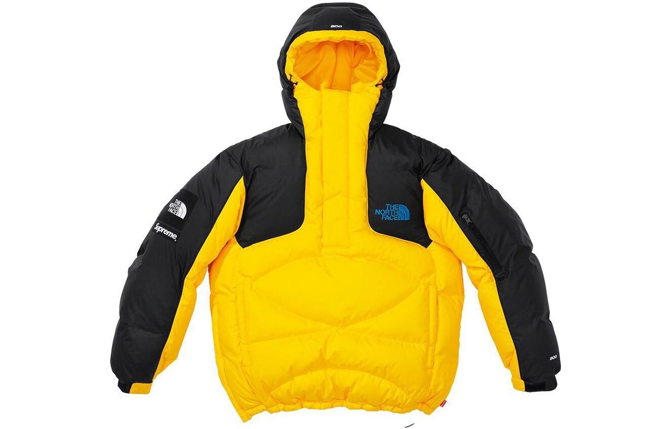Пуховик унисекс Supreme FW22 TNF, желтый