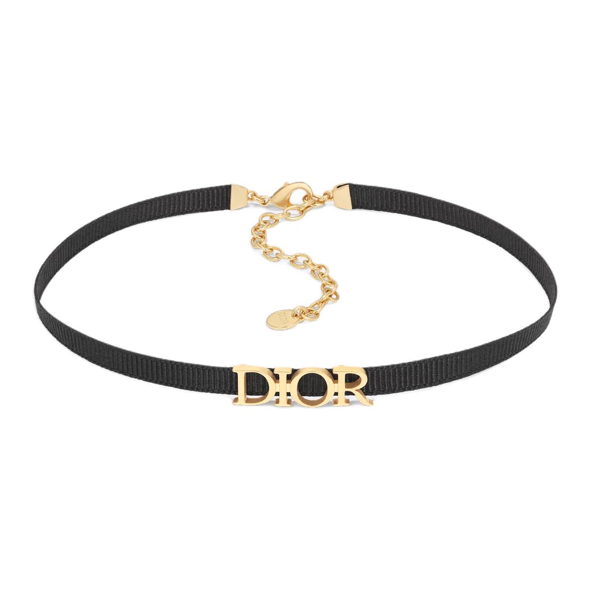 

DIOR Сатиновое колье evolution Unisex Black