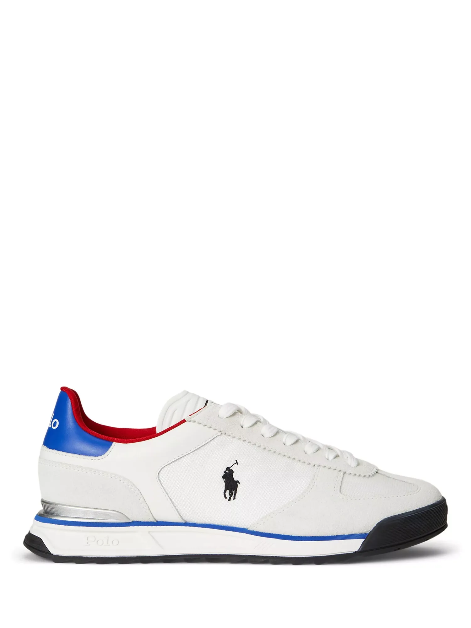 Кроссовки Polo Varick Suede & Oxford, белые/разноцветные Ralph Lauren