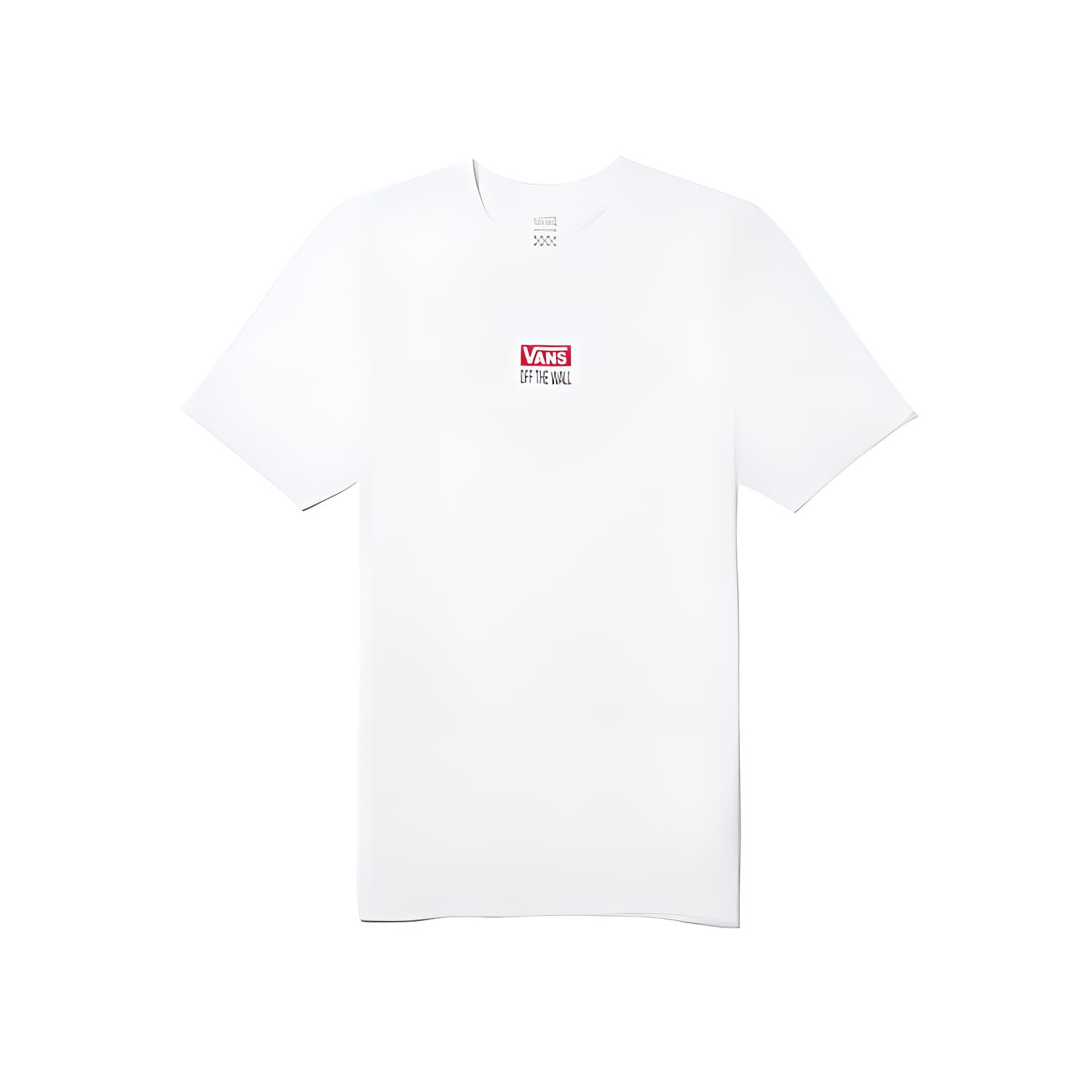 

Vans Обычная футболка женская белая, Белый, Vans Обычная футболка женская белая