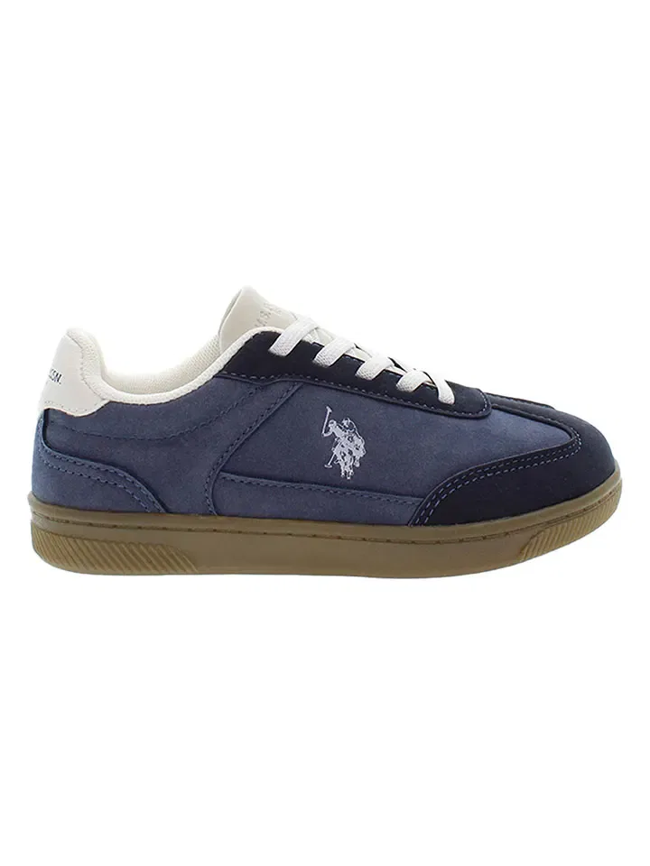 Кроссовки на шнуровке, U.S. Polo Assn., темно-синий — фото 2