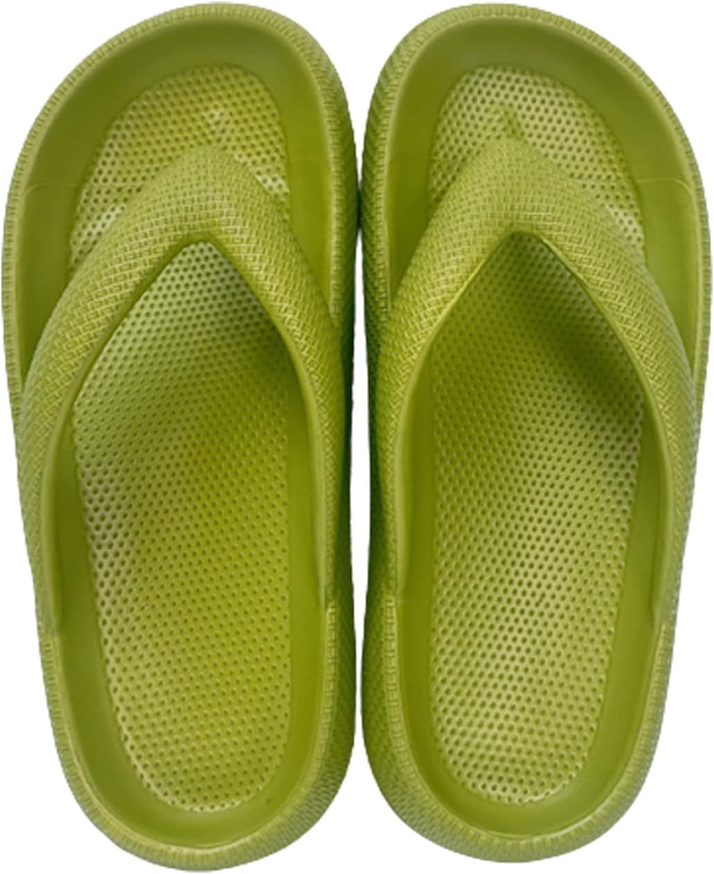 

WENOREG Унисекс шлепанцы Cloud, тапочки, нескользящие, быстро сохнущие, для улицы и дома, для женщин и мужчин, модная супер мягкая подошва EVA, толстая платформа, тапочки для ванной, зеленый