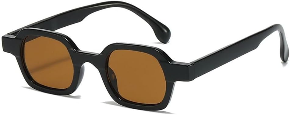 

Женские солнцезащитные очки в форме маленького многоугольника и квадрата, мужские солнцезащитные очки с градиентным переходом, защита от ультрафиолета UV400 SKFGNX, Black Tea