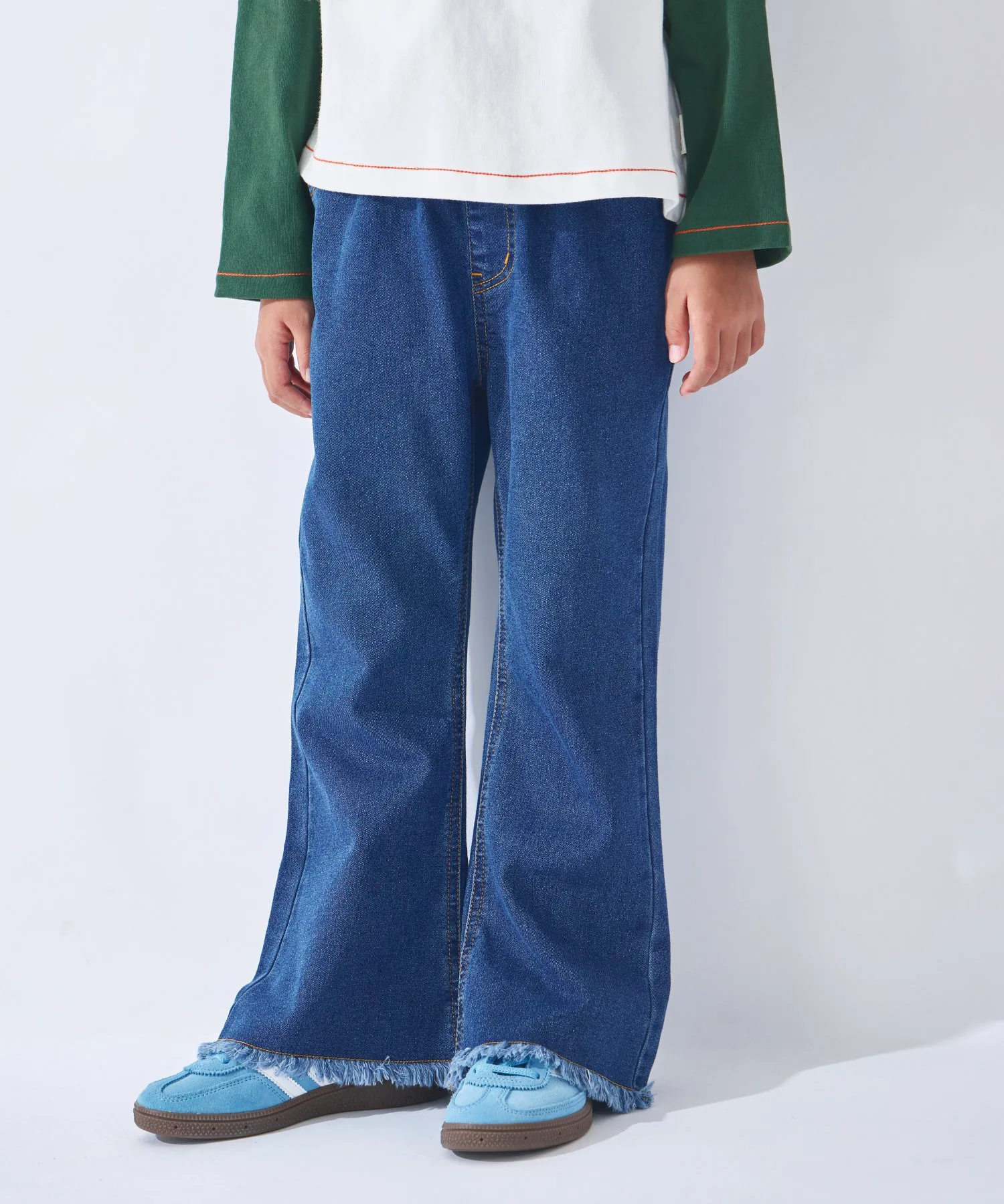 Расклешенные джинсовые брюки Ever Closet, blue