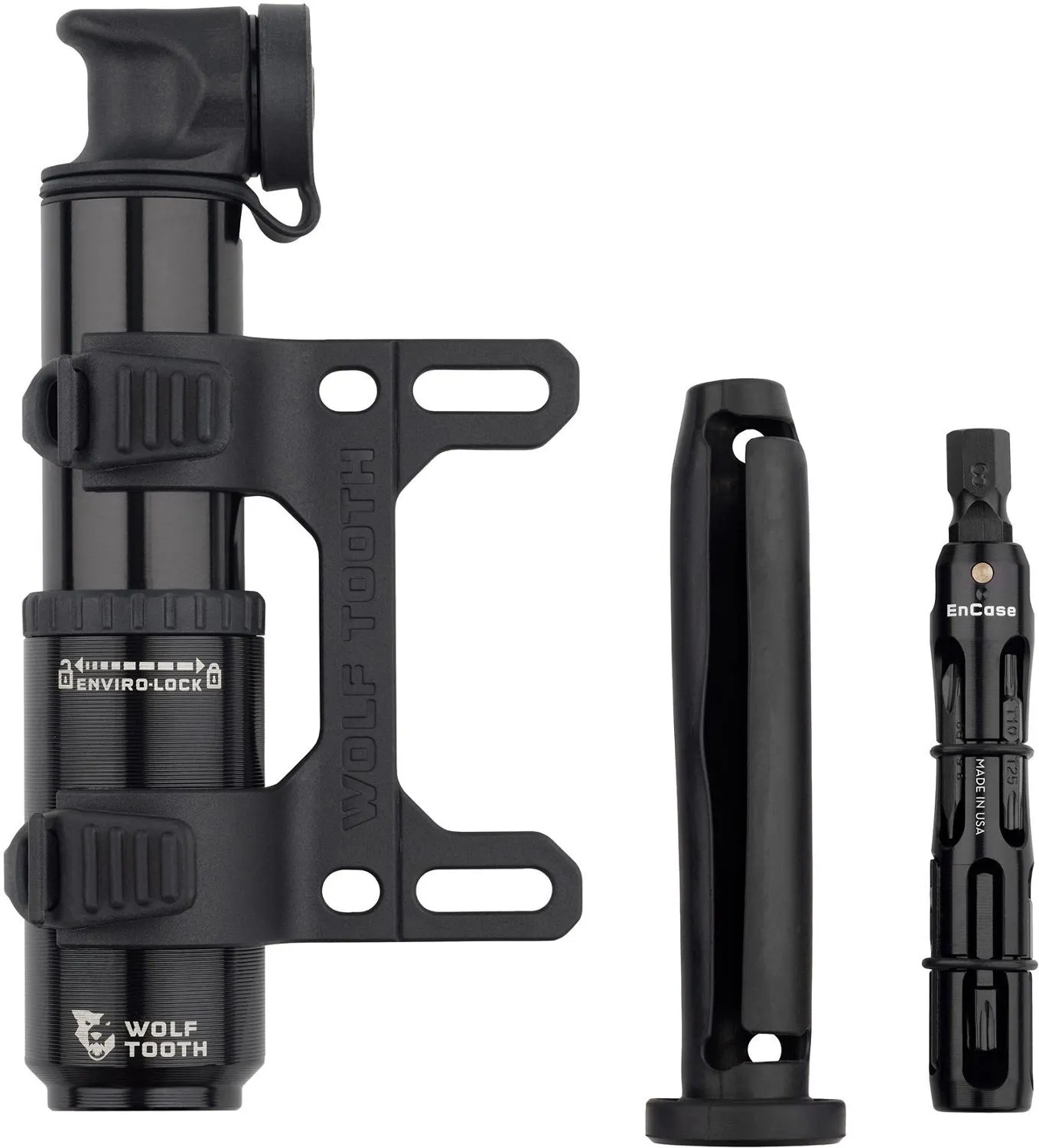 

EnCase Pump 40 куб. см с шестигранным ключом мультитул Wolf Tooth Components, Black
