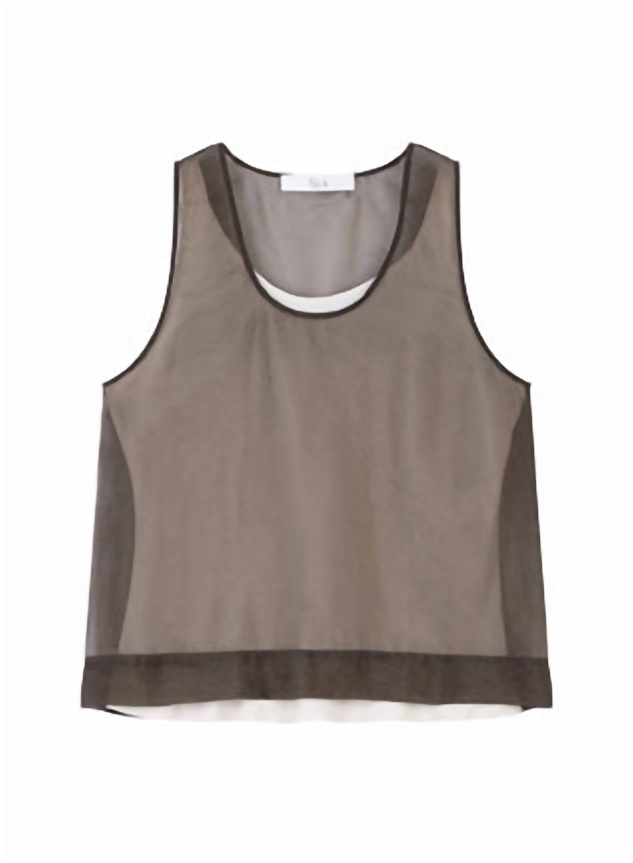 

Женский топ Tetris коричневого цвета Tela, коричневый