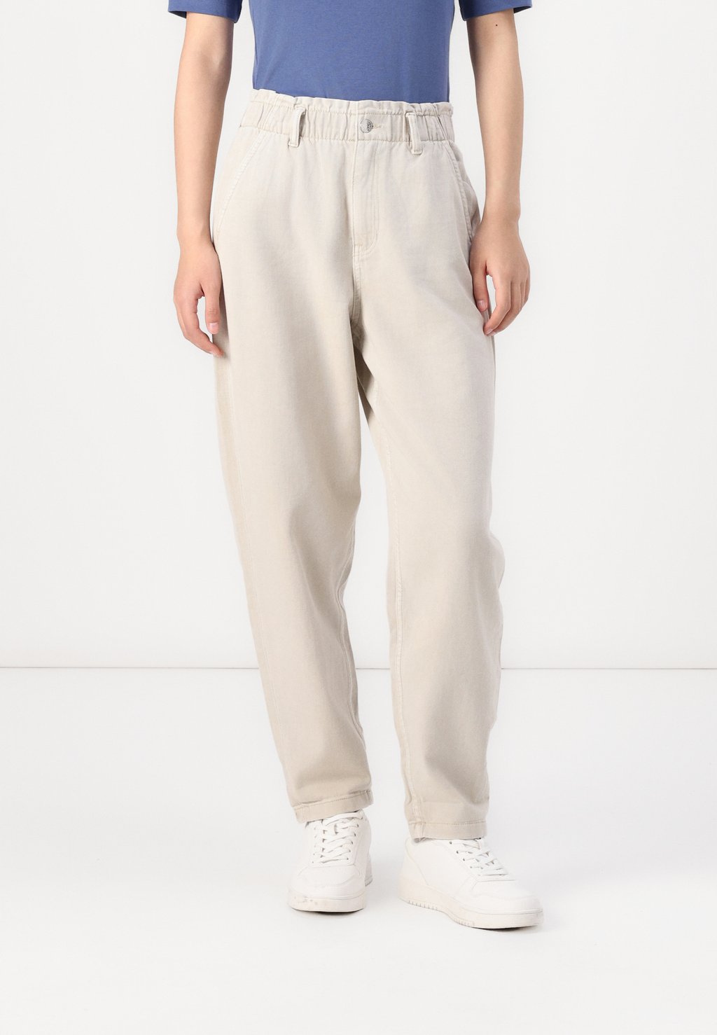 

Джинсы прямого покроя PAPERBAG TOM TAILOR DENIM, бежевый