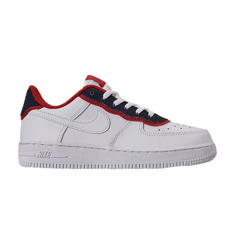 

Кроссовки Nike Air Force 1 Low LV8 PS 'Double Layer - Obsidian Red', белый