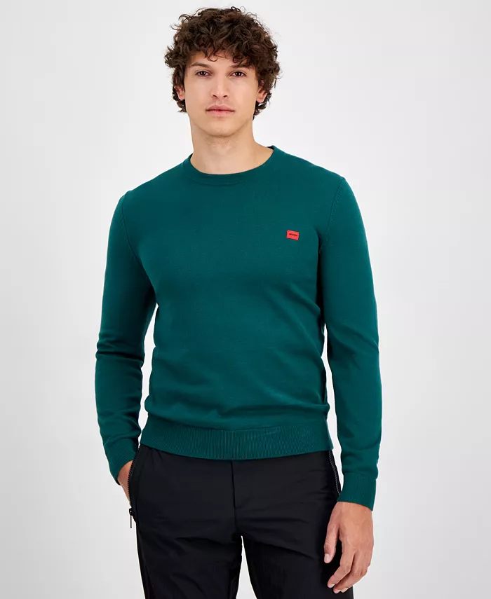 

Мужской свитер San Cassius с логотипом Hugo Boss, зеленый