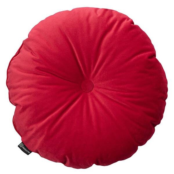 

Подушка Dekoria Velvet, 37x8x37 см, красный
