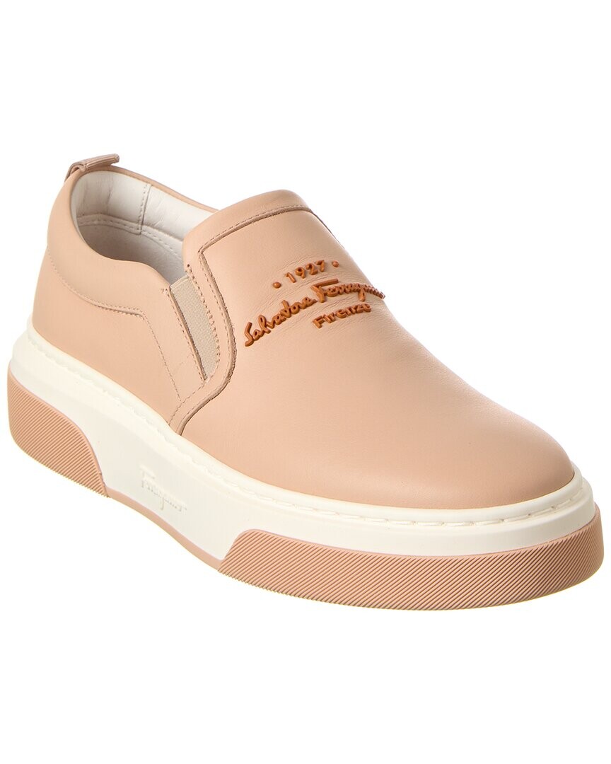 

Кожаные слипоны Ferragamo Cassina Salvatore Ferragamo, розовый